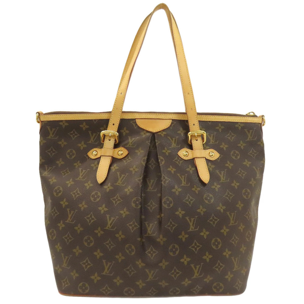 Louis Vuitton Bag Monogram Canvas Palermo Tote Brown
